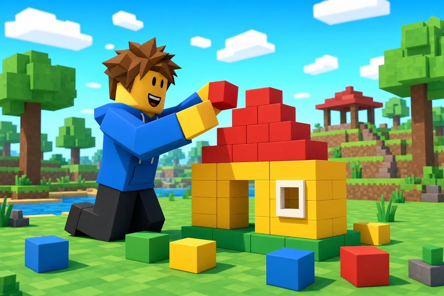 Screenshot showing roblox studio tutorial for kids in Roblox