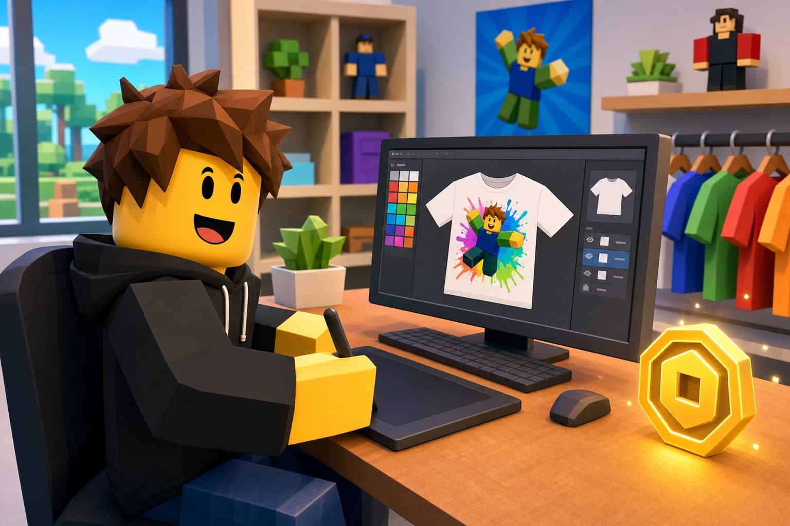Screenshot showing make robux in roblox (legitimate ways) in Roblox