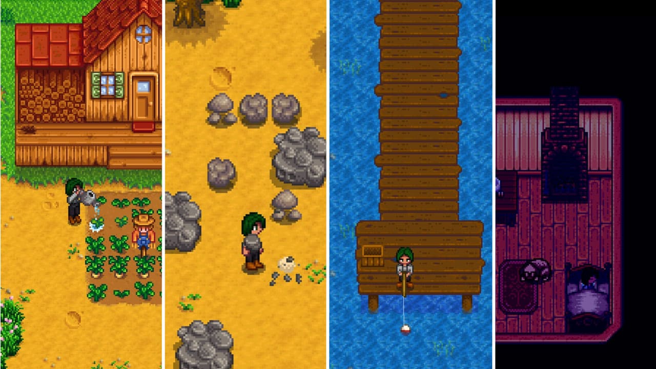 Daily Routine in Stardew Valley